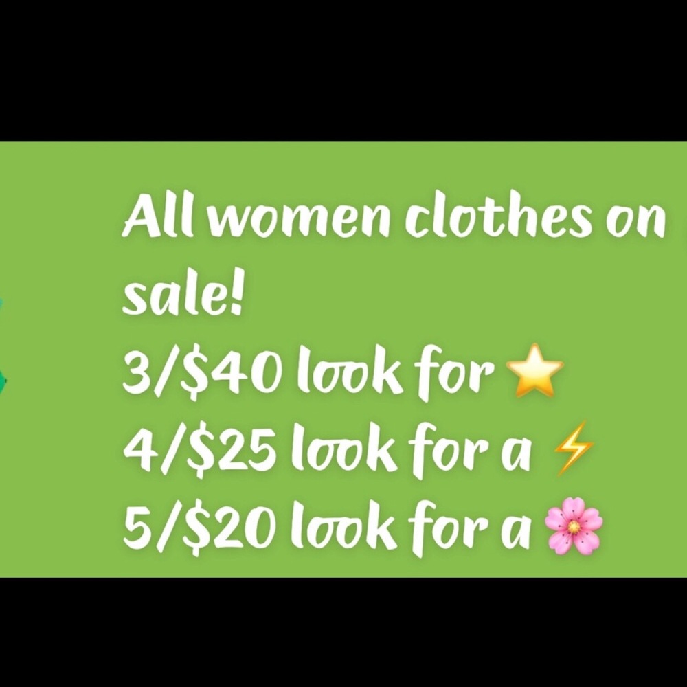 Women clothes sale